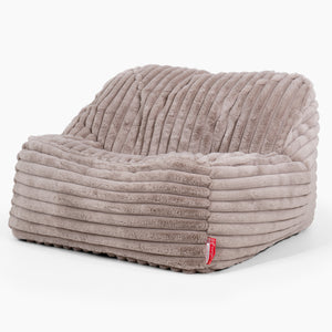 Zitzakstoel Sloucher - Ultra Pluche Corduroy Mink