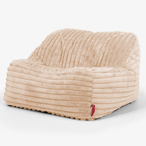 Zitzakstoel Sloucher - Ultra Pluche Corduroy Perzik