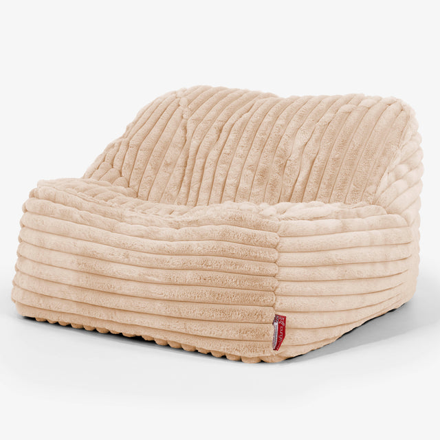 Zitzakstoel Sloucher - Ultra Pluche Corduroy Perzik 01