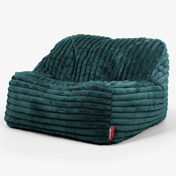 Zitzakstoel Sloucher - Ultra Pluche Corduroy Teal 01