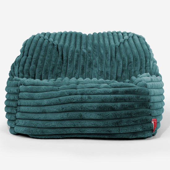 Zitzakstoel Sloucher - Ultra Pluche Corduroy Teal 02