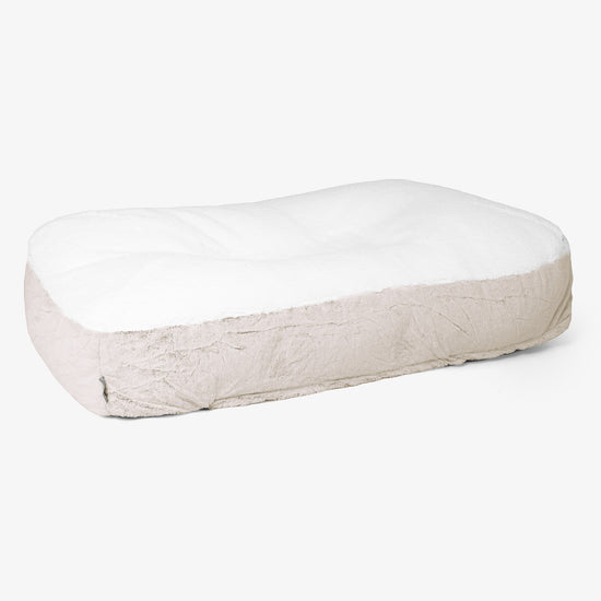 Sloucher XL-hondenbed - Nepkonijnenbont Goudbruin 01