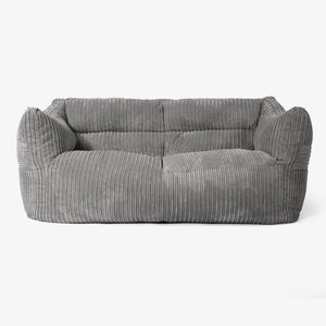 Victor Zitzakbank - Corduroy Graphite Grijs