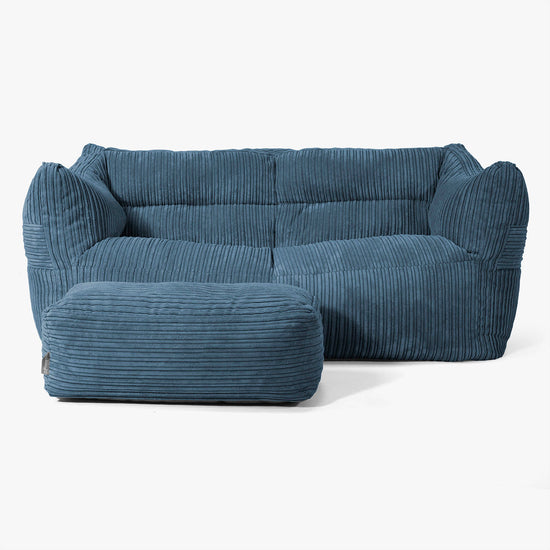 Victor Zitzakbank - Corduroy Marineblauw 02