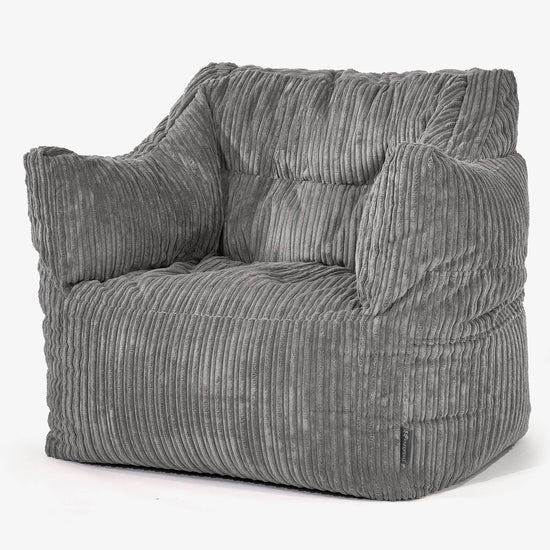 Victor Zitzakfauteuil - Corduroy Graphite Grijs 01