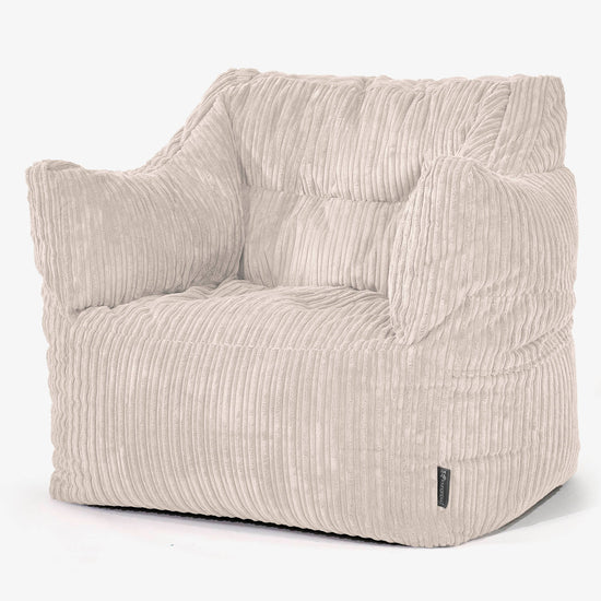 Victor Zitzakfauteuil - Corduroy Ivoor 01