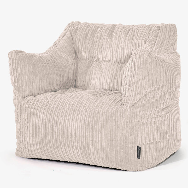 Victor Zitzakfauteuil - Corduroy Ivoor 01