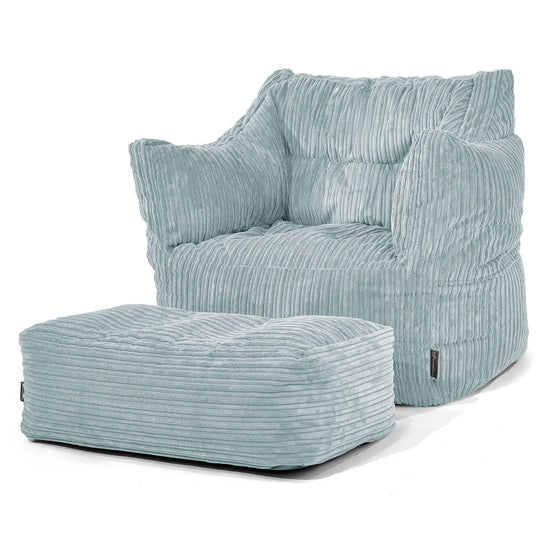 Victor Zitzakfauteuil - Corduroy Mintgroen 02