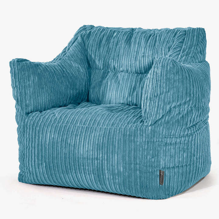 Victor Zitzakfauteuil - Corduroy Petrol 01