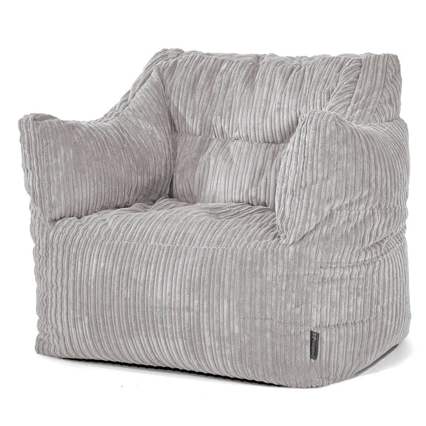 Victor Zitzakfauteuil - Corduroy Zilvergrijs 01