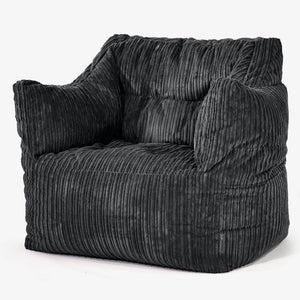 Victor Zitzakfauteuil - Corduroy Zwart