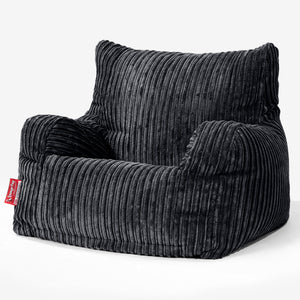 Josephine Zitzak Fauteuil - Corduroy Zwart