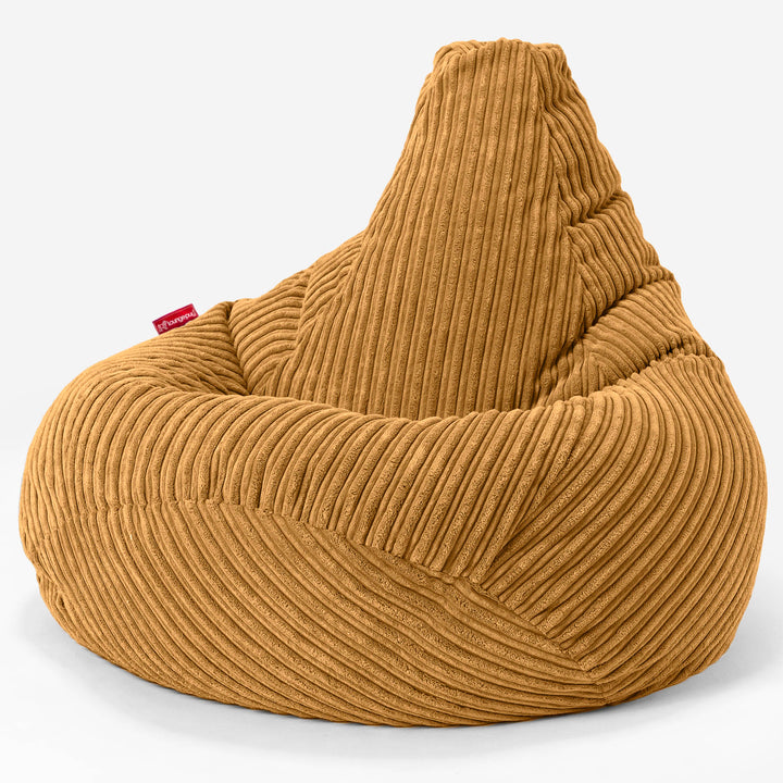Zitzak Gaming Stoel - Corduroy Gouden Honing 02