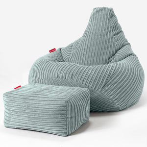 Zitzak Gaming Stoel - Corduroy Mintgroen