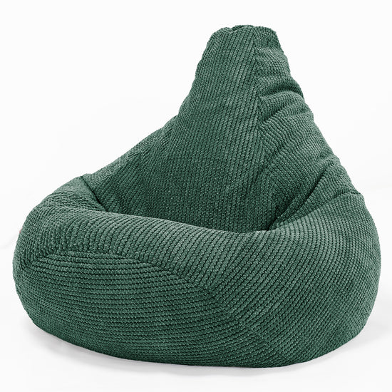 Zitzak Gaming Stoel - Pompom Mosgroen 02