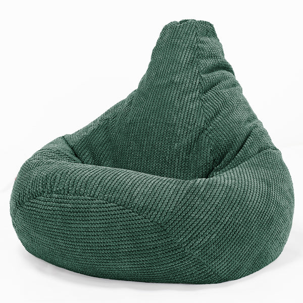 Zitzak Gaming Stoel - Pompom Mosgroen 01