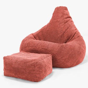 Zitzak Gaming Stoel - Pompom Pompoenoranje