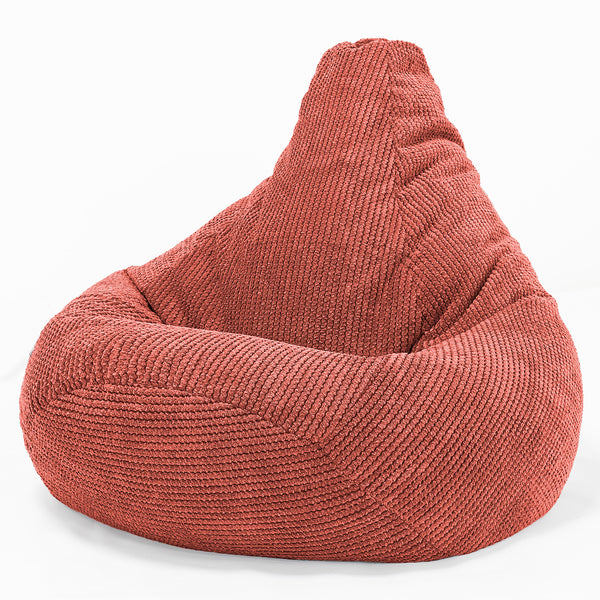 Zitzak Gaming Stoel - Pompom Pompoenoranje 01