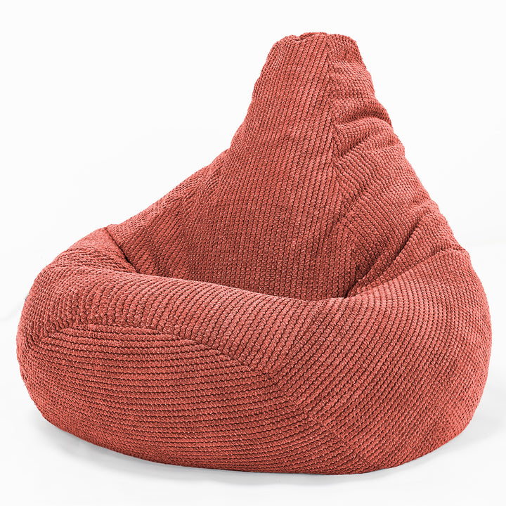 Zitzak Gaming Stoel - Pompom Pompoenoranje 02