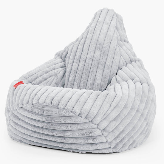 Zitzak Gaming Stoel - Ultra Pluche Corduroy Eendenei Blauw 02