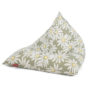 Zitzak Relaxstoel - Gebreid Bloemen Munt