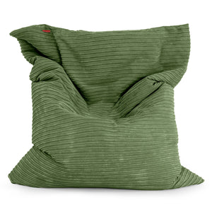 Zitzak Vloerkussen XL - Corduroy Bosgroen