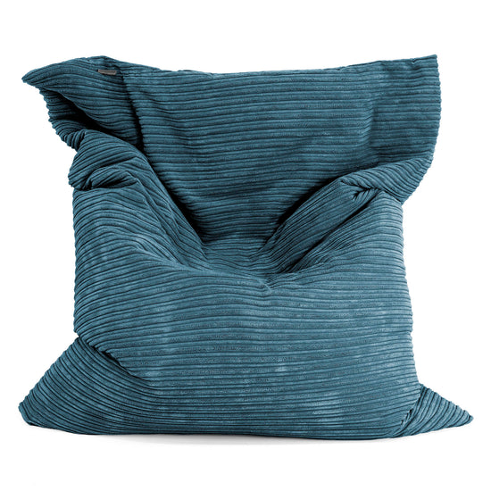 Zitzak Vloerkussen XL - Corduroy Marineblauw 01