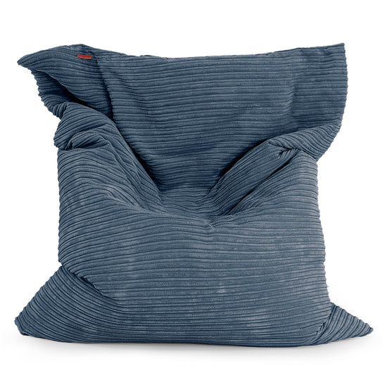 Zitzak Vloerkussen XL - Corduroy Marineblauw 01