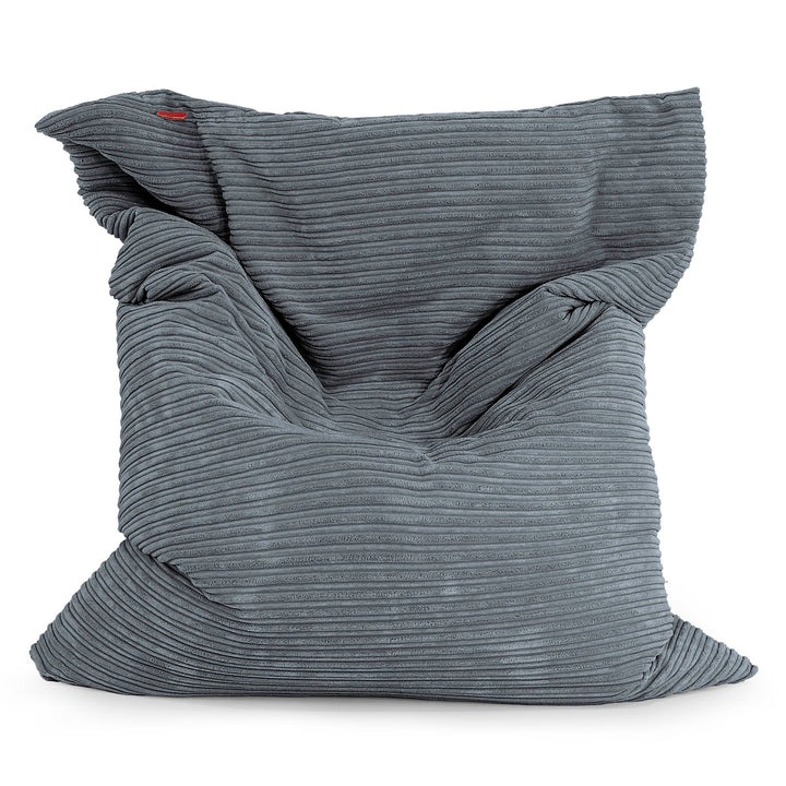 Zitzak Vloerkussen XL - Corduroy Graphite Grijs 02