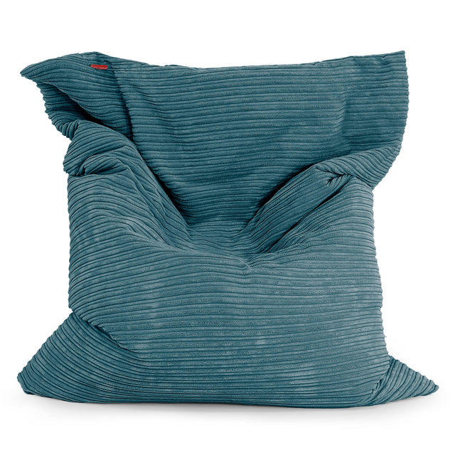 Zitzak Vloerkussen XL - Corduroy Teal 01