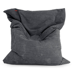 Zitzak Vloerkussen XL - Corduroy Zwart