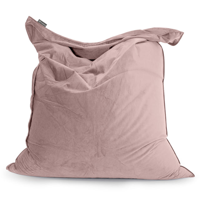 Zitzak Vloerkussen XL - Fluweel Roze 01