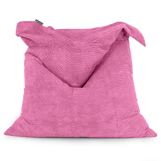 Zitzak Vloerkussen XL - Pompom Roze 01