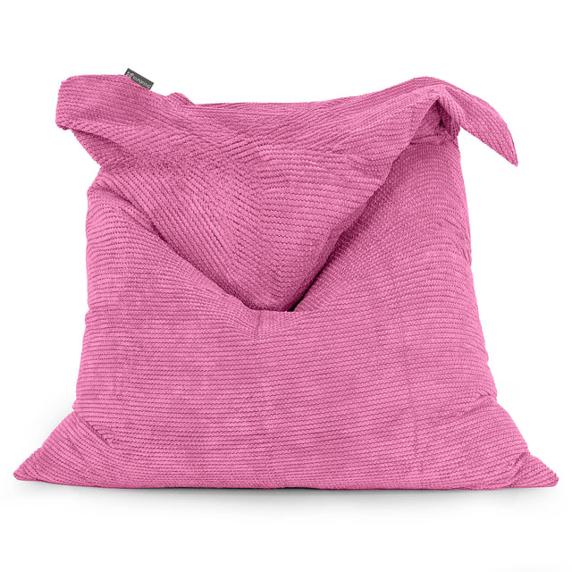 Zitzak Vloerkussen XL - Pompom Roze 01