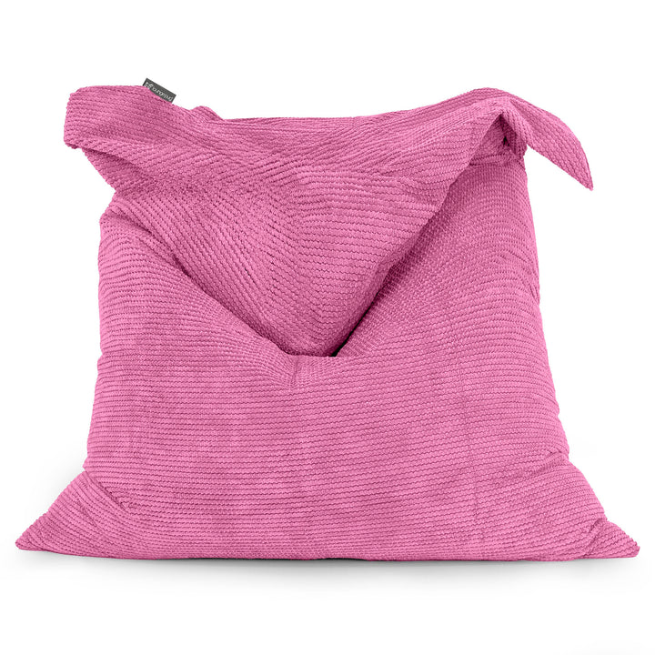 Zitzak Vloerkussen XL - Pompom Roze 01