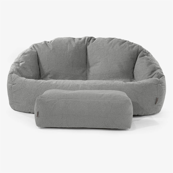 Zitzakbank Bubble - Boucle Grijs 02