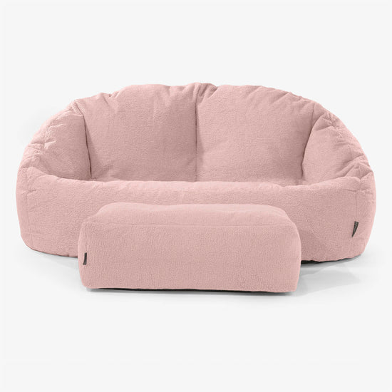 Zitzakbank Bubble - Boucle Roze 02