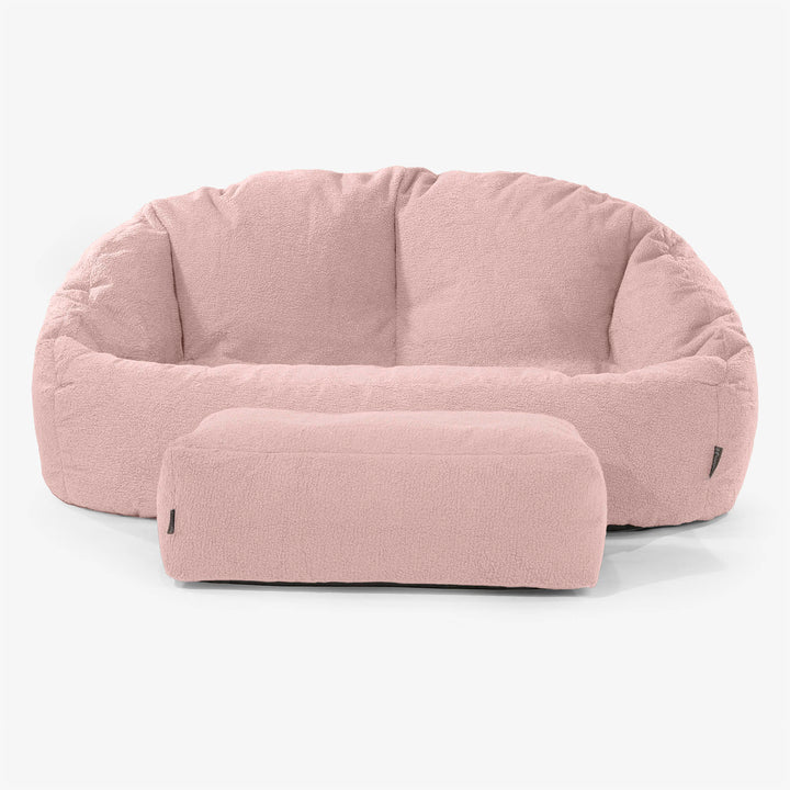 Zitzakbank Bubble - Boucle Roze 02
