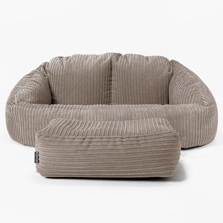 Zitzakbank Bubble - Corduroy Beigegrijs 02