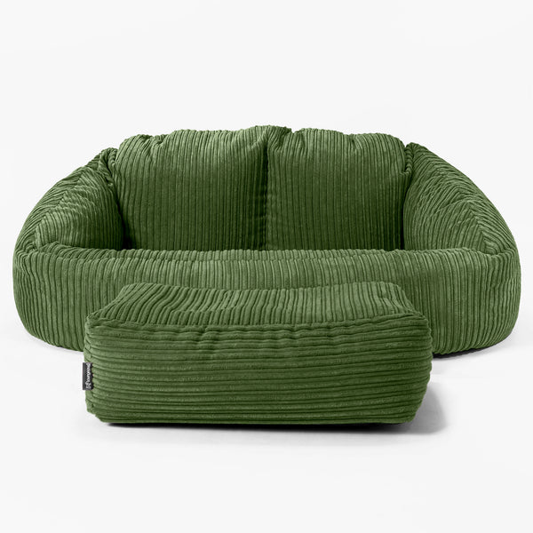 Zitzakbank Bubble - Corduroy Bosgroen 01