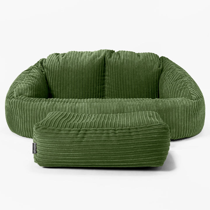Zitzakbank Bubble - Corduroy Bosgroen 02