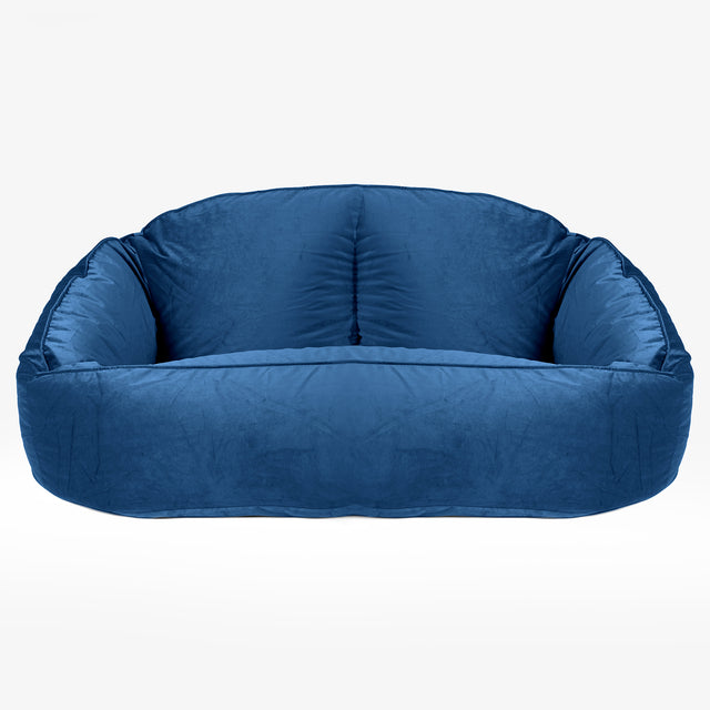 Zitzakbank Bubble - Fluweel Marineblauw 01