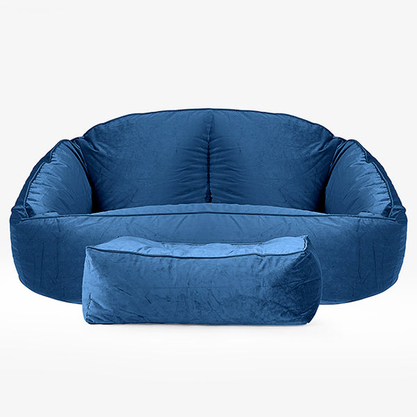 Zitzakbank Bubble - Fluweel Marineblauw 01
