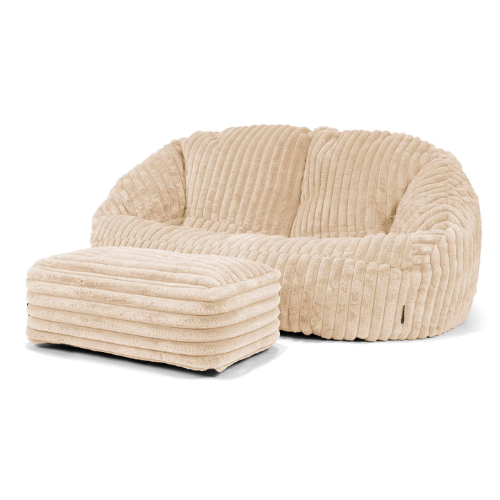 Zitzakbank Bubble - Ultra Pluche Corduroy Crème 03