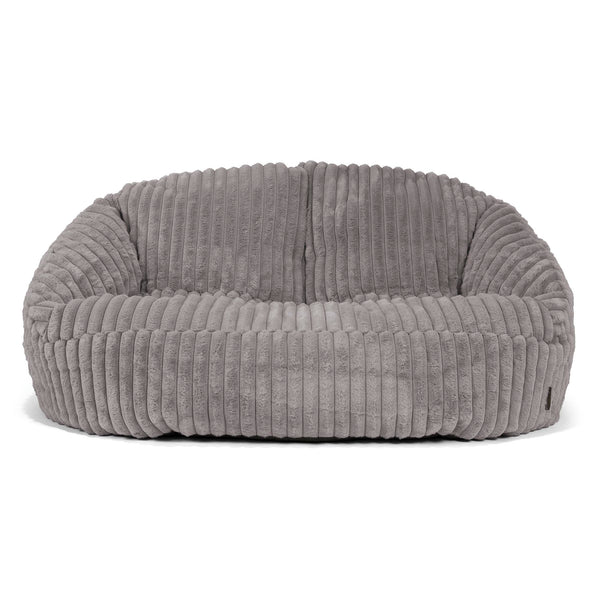 Zitzakbank Bubble - Ultra Pluche Corduroy Grijs 01