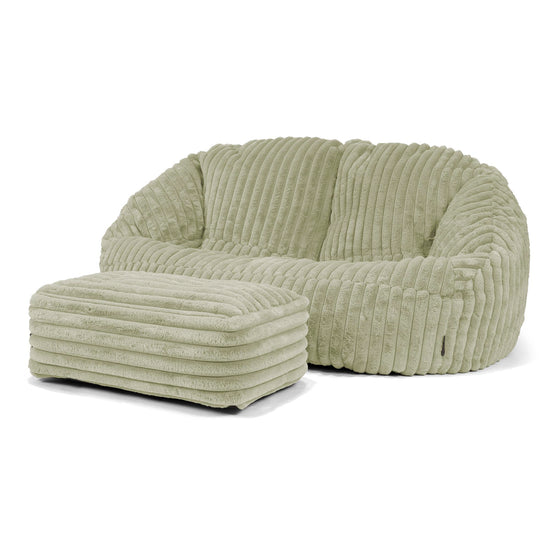 Zitzakbank Bubble - Ultra Pluche Corduroy Saliegroen 03