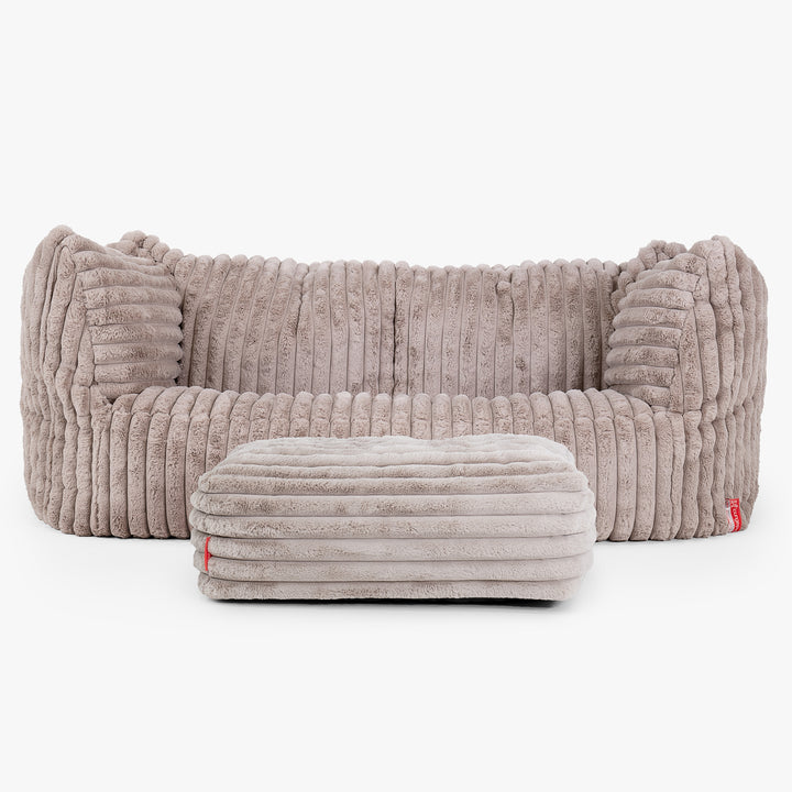 Zitzakbank Ruben - Ultra Pluche Corduroy Mink 02
