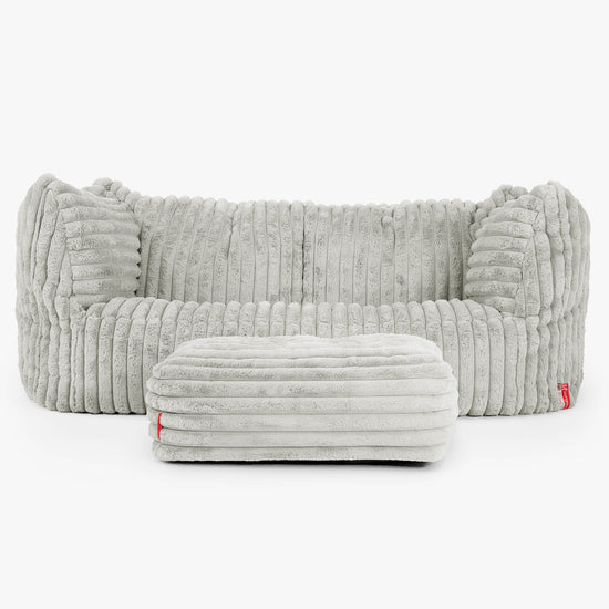 Zitzakbank Ruben - Ultra Pluche Corduroy Saliegroen 02