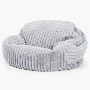 Zitzakbank Sabine - Ultra Pluche Corduroy Eendenei Blauw