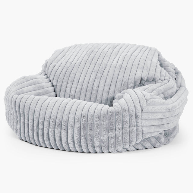 Zitzakbank Sabine - Ultra Pluche Corduroy Eendenei Blauw 01